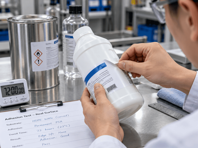 Adhesive Performance Must Be Verified on the Real Surface