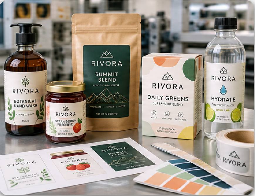 Labels for New Product Launch