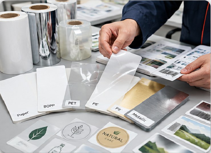 Label Material Selector