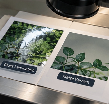 Lamination or Varnish