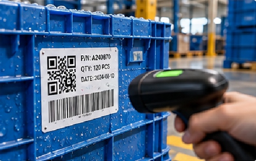 Waterproof Barcode and QR Labels