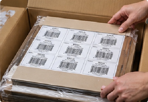 Sheet Label Packing