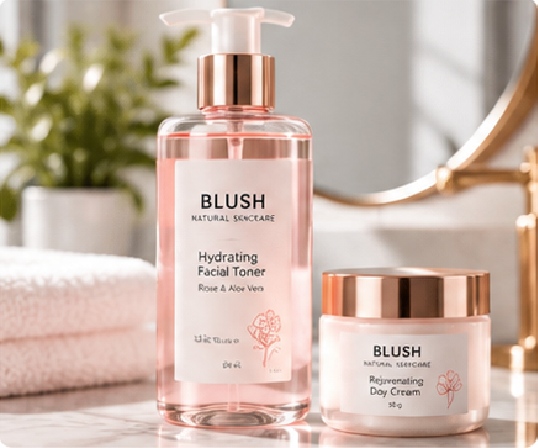 US Cosmetic Bottle Labels