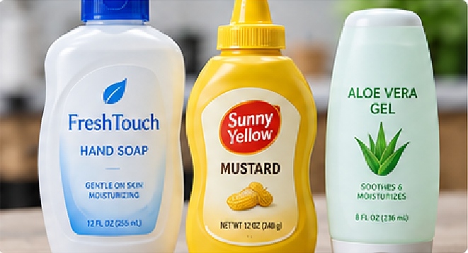 Squeezable Bottle Labels