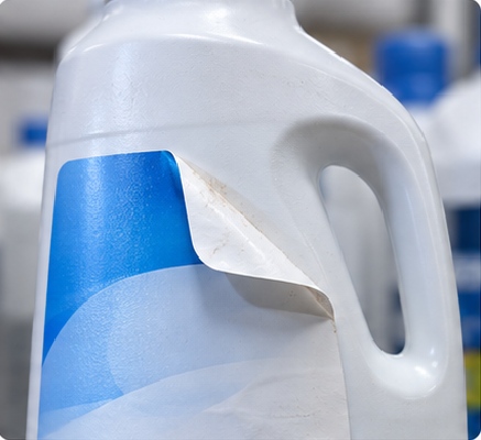 Peeling On Plastic