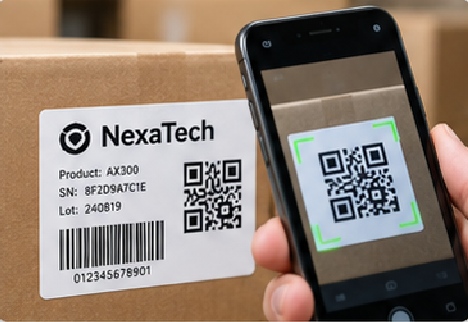 Barcode and QR Labels