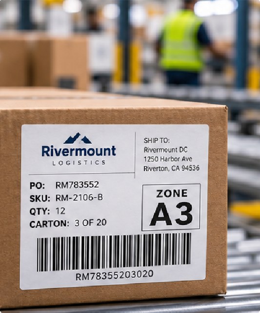 Direct thermal material forms an image through heat without a ribbon, simplifying warehouse, shipping and short-life identification workflows.