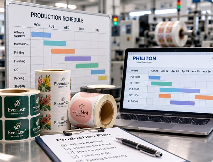 Lead Time Production Scheduling for Custom Labels Stickers