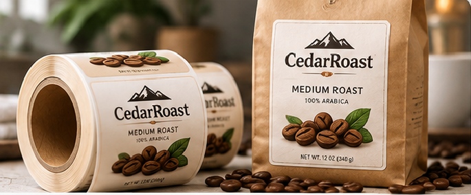 Coated and semi-gloss papers are common for dry packaging, retail products, general branding, and cost-controlled applications. Standard constructions are usually easier to source and schedule than highly specialized stocks.