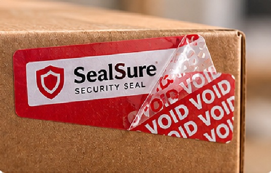 VOID, destructible and tamper-evident constructions are priced from the security material, surface, evidence requirement and converting process.