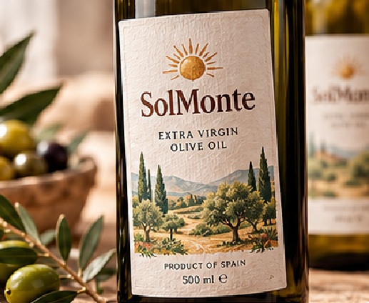 Spanish Textured Paper Labels
