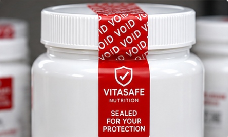 Plastic packaging can use VOID, destructible, seal, holographic or serialized security constructions where opening evidence or product identity matters.