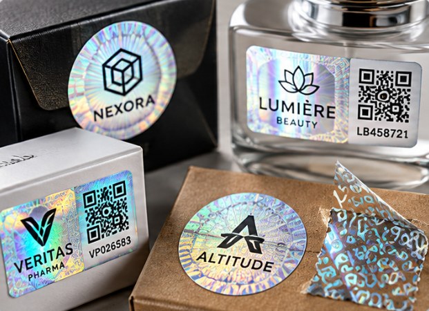 Custom Hologram Security Labels