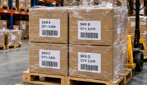 Multi-SKU orders need clear separation from production through receiving. Philiton can pack each SKU with its own quantity and batch identification, then combine several SKUs into one shipment when the receiving rules are defined