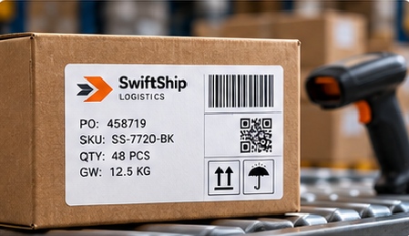 Logistics programs rely on readable data, predictable dispensing and controlled quantities.