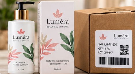 Retail and e-commerce programs can combine branding stickers, product labels, pricing, barcode, fulfillment, tamper-evident and promotional labels across many SKUs.