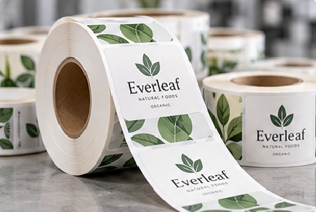 Roll labels support hand dispensing, semi-automatic and automatic application.