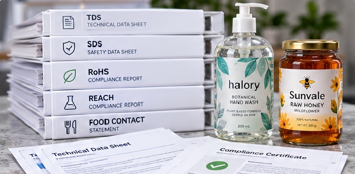 Philiton can support project-specific material documentation such as TDS, SDS, supplier declarations or available test reports when required.