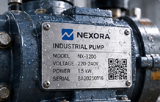 Industrial labels may face heat, oil, chemicals, abrasion, outdoor exposure or long service periods.