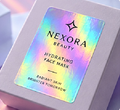 Holographic stocks can provide decorative movement, visual distinction, or part of a security structure.