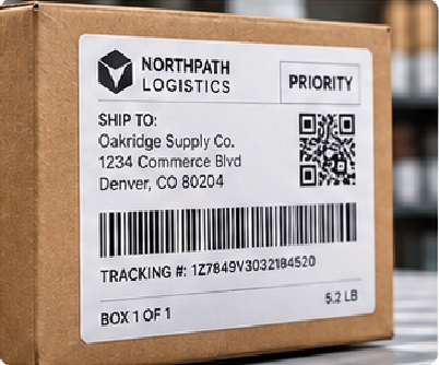 Direct thermal paper contains a heat-sensitive coating and is widely used for shipping, retail, warehouse, and short-to-medium-life identification.