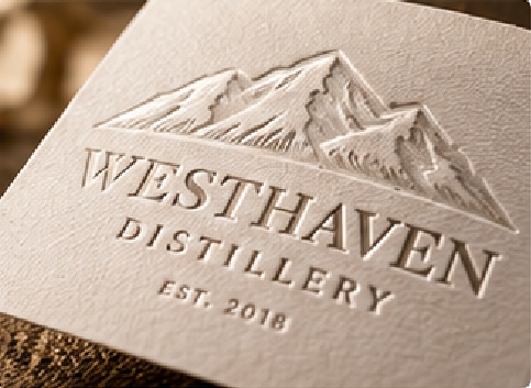 Embossing raises selected areas while debossing presses them inward, adding tactile structure to logos, typography, or decorative patterns. Results depend on paper or film structure, thickness, tool geometry, artwork detail, pressure, and registration.