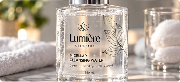 White BOPP or PP film is a common route for moisture-resistant product labels and packaging that needs a clean opaque white surface. It can work well on bottles, jars, personal-care products, food packaging and many consumer goods