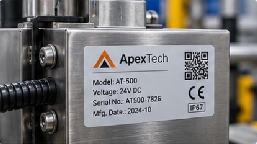PET and other durable synthetic films are often selected for electronics, equipment, assets, automotive parts and chemical environments.