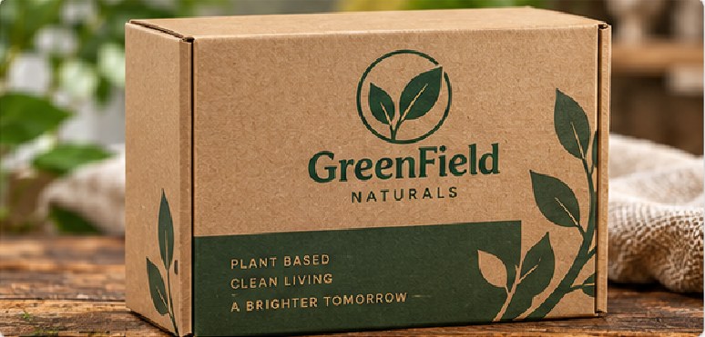 Kraft and recycled paper can support natural packaging aesthetics, but visual appearance and environmental claims are separate matters.
