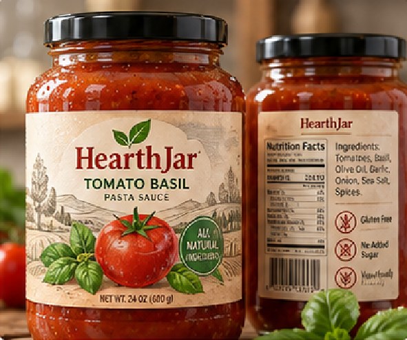 Jar And Sauce Labels