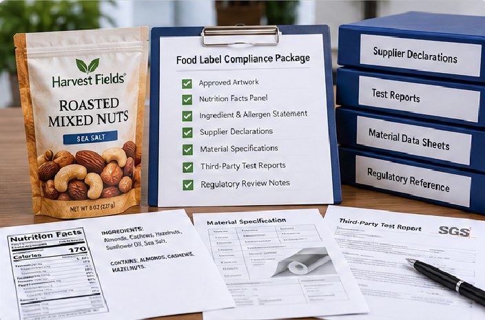 Food Label Compliance Support With Clear Responsibility Boundaries