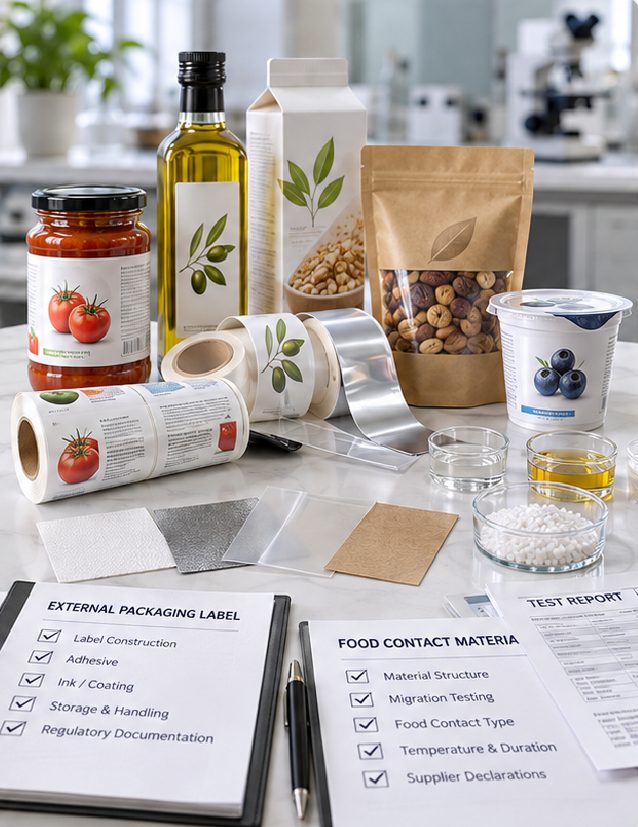 External Packaging Labels And Direct Food Contact Are Different Projects