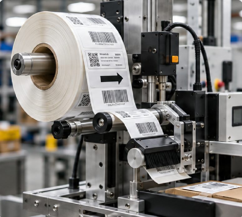 Roll Configuration Must Match The Labeling Equipment