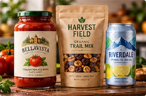 Food and Beverage labels