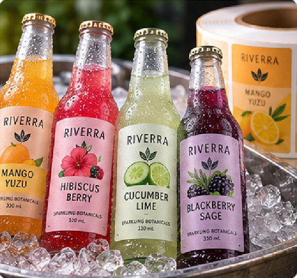 Australia Beverage Brand - 24,000 Roll Labels
