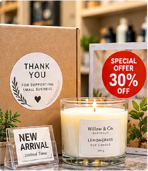 Retail and Promotions labels