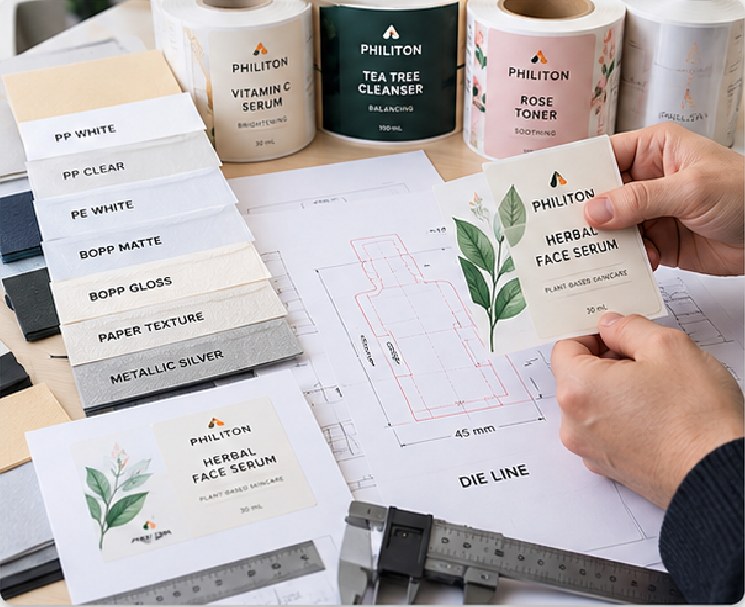 stickers and labels