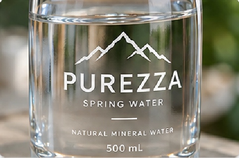 Clear film can expose the product or container and create a cleaner no-label appearance, but the result depends heavily on white ink planning