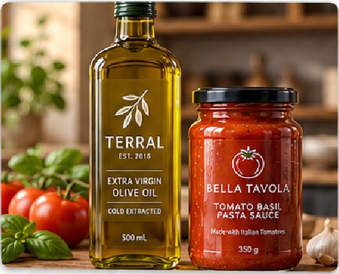 Food Jars and Bottles
