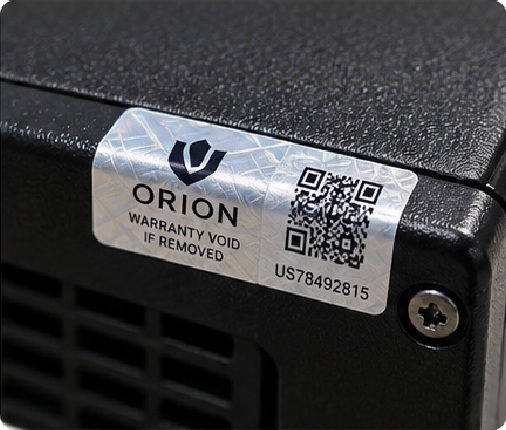 US Warranty Seal Configuration