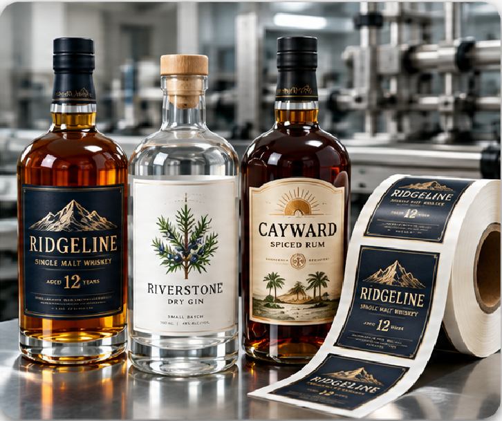 Custom Spirits and Liquor Labels Manufacturer
