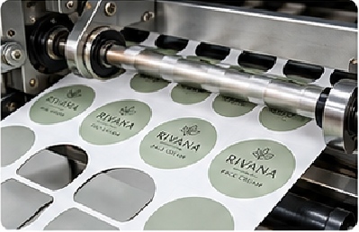 skincare labels Die Cutting