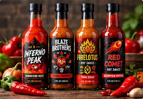 Hot Sauce Labels