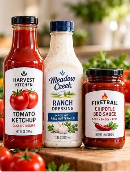 White BOPP for Everyday Sauce Lines