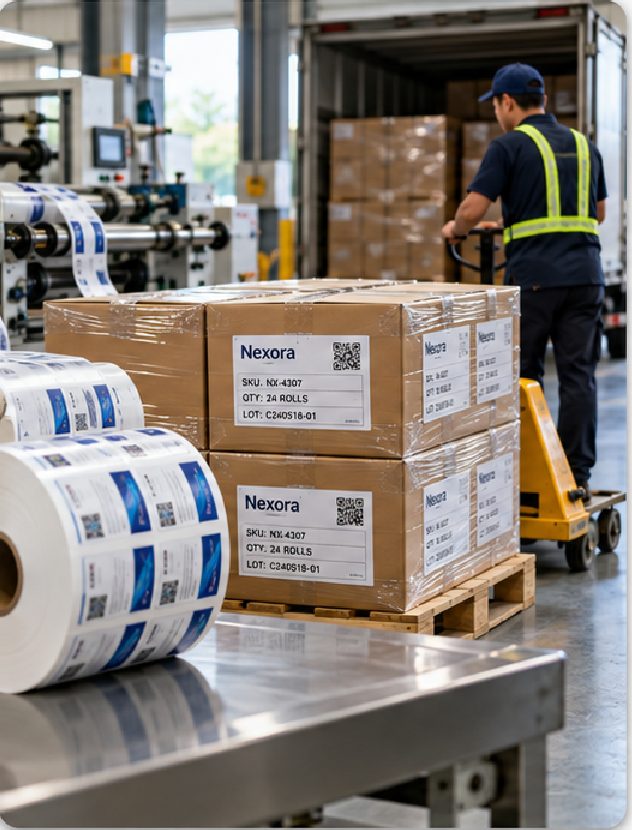 Slitting, Rewinding, Packing, and Release for Shipment
