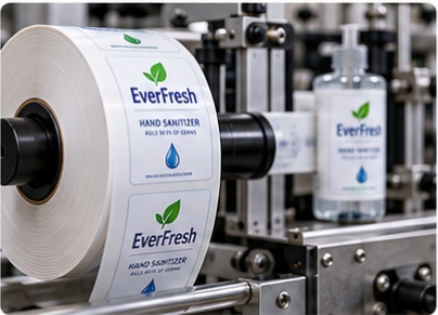 Roll Pressure-Sensitive Labels