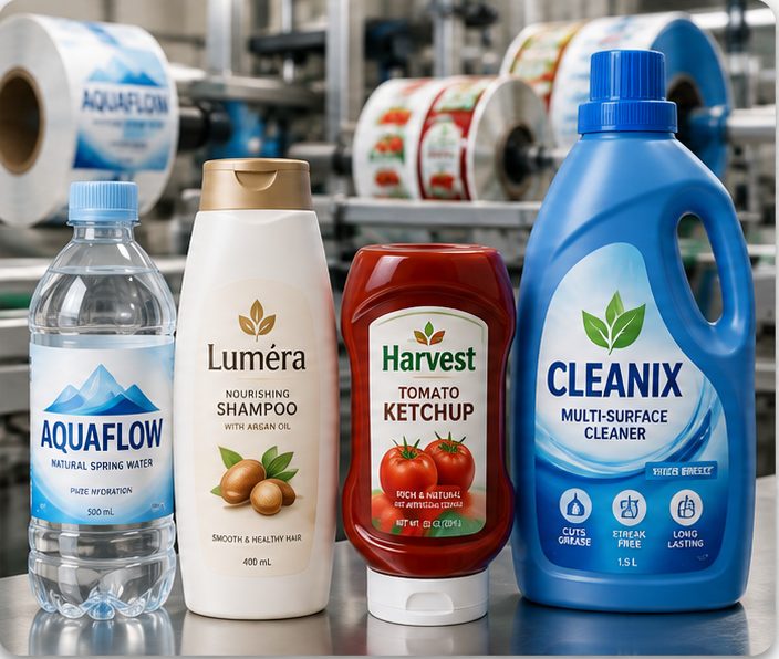 Custom Plastic Bottle Labels Built for Real Containers