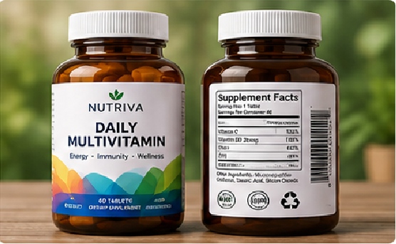 Front and Back Labels