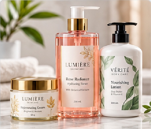 Cosmetic Bottle Labels