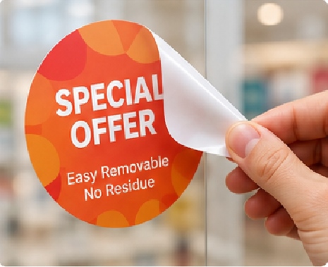 Removable Promotion Labels